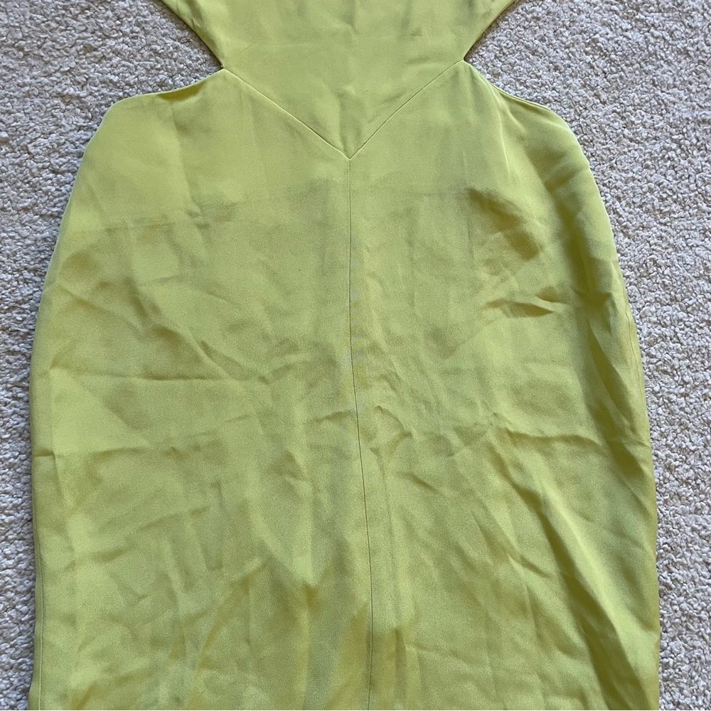 Auteur silk Zippora dress green open back size s - Picture 13 of 15